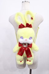 Angelic Pretty / リリカルバニーぬいぐるみリュック-20years Anniversary-  イエロー H-25-12-08-1032-AP-BG-YZ-ZH