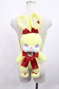 Angelic Pretty / リリカルバニーぬいぐるみリュック-20years Anniversary-  イエロー H-25-12-08-1032-AP-BG-YZ-ZH