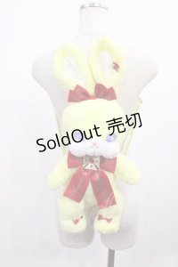 Angelic Pretty / リリカルバニーぬいぐるみリュック-20years Anniversary-  イエロー H-25-12-08-1032-AP-BG-YZ-ZH