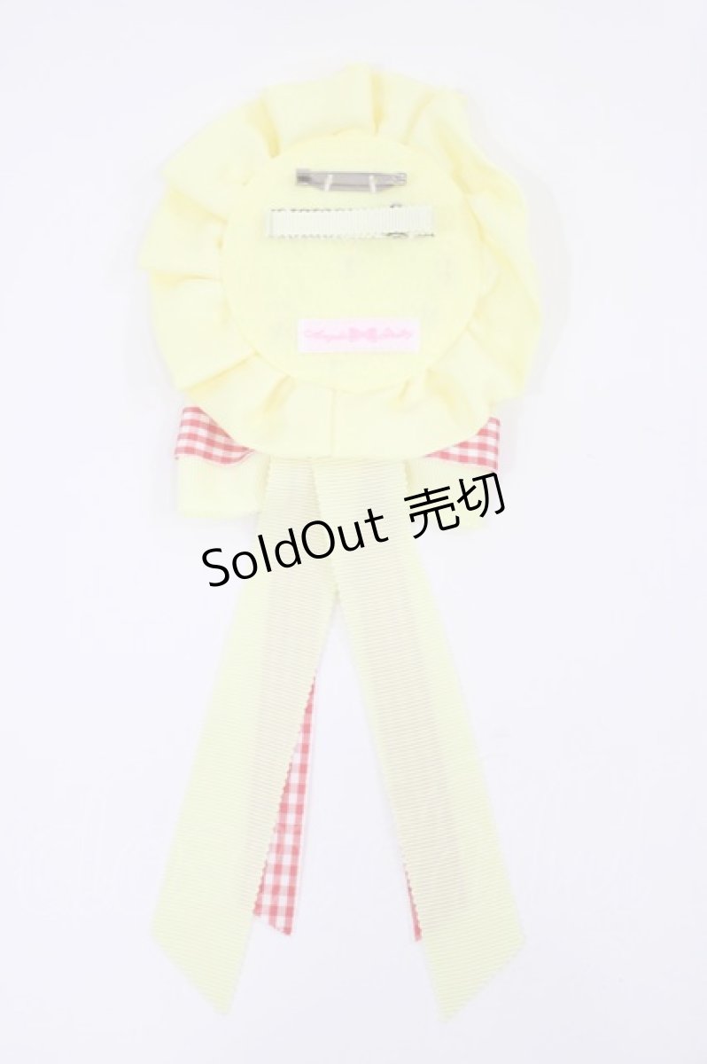 画像2: Angelic Pretty / Sweet Strawberryワッペンロゼッタブローチ  イエロー H-25-12-08-1035-AP-ZA-NS-ZH (2)