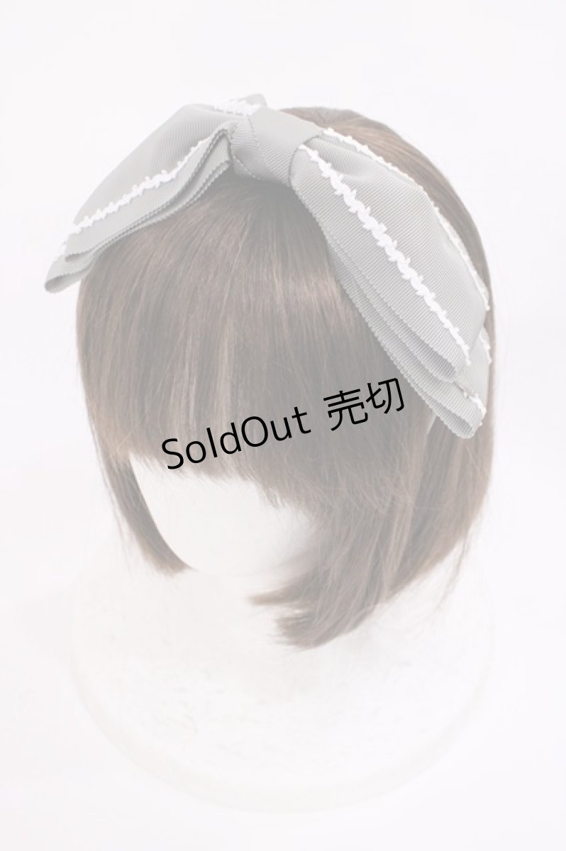 画像1: Angelic Pretty / Sophie Marineカチューシャ  グレー H-25-12-08-1036-AP-AC-NS-ZH (1)