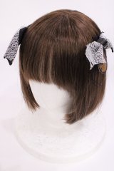 ALICE and the PIRATES / デビルウィングリボンクリップ  ブラック H-25-12-08-1038-PA-AC-NS-ZH