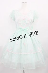 Angelic Pretty / Happiness Easterワンピース Free ミント H-25-12-08-1006-AP-OP-NS-ZH