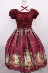 Enchantlic Enchantilly / クイーンキャットワンピース Free ボルドー H-25-12-08-1007-LO-OP-NS-ZH