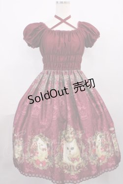 画像1: Enchantlic Enchantilly / クイーンキャットワンピース Free ボルドー H-25-12-08-1007-LO-OP-NS-ZH