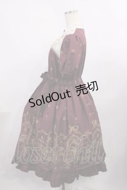 画像2: Victorian maiden / ロイヤルベアサイドリボンワンピース Free ボルドー H-25-12-08-1009-CL-OP-NS-ZH
