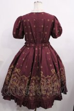画像3: Victorian maiden / ロイヤルベアサイドリボンワンピース Free ボルドー H-25-12-08-1009-CL-OP-NS-ZH (3)
