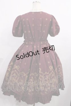 画像3: Victorian maiden / ロイヤルベアサイドリボンワンピース Free ボルドー H-25-12-08-1009-CL-OP-NS-ZH