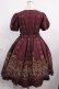 画像3: Victorian maiden / ロイヤルベアサイドリボンワンピース Free ボルドー H-25-12-08-1009-CL-OP-NS-ZH (3)