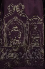 画像4: Victorian maiden / ロイヤルベアサイドリボンワンピース Free ボルドー H-25-12-08-1009-CL-OP-NS-ZH (4)