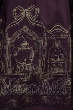 画像4: Victorian maiden / ロイヤルベアサイドリボンワンピース Free ボルドー H-25-12-08-1009-CL-OP-NS-ZH