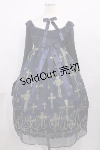 Angelic Pretty / Holy Rosaryワンピース Free ネイビー H-25-12-08-1010-AP-OP-NS-ZH