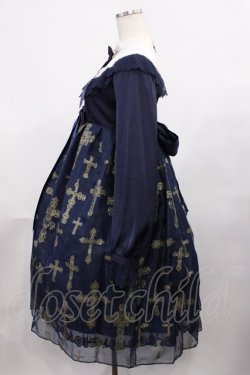 画像2: Angelic Pretty / Holy Rosaryワンピース Free ネイビー H-25-12-08-1010-AP-OP-NS-ZH