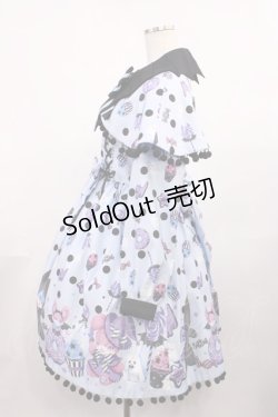 画像2: Angelic Pretty / Happy Treat Partyワンピース Free サックス H-25-12-08-1011-AP-OP-NS-ZH