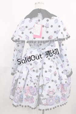 画像3: Angelic Pretty / Happy Treat Partyワンピース Free サックス H-25-12-08-1011-AP-OP-NS-ZH