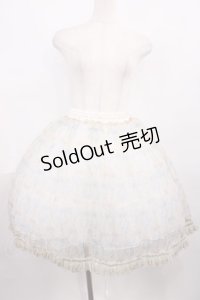 Enchantlic Enchantilly / クリスタルリボンオーバースカート Free アイボリー H-25-12-08-1014-LO-SK-NS-ZH