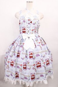 metamorphose / Disney Alice in Wonderlandジャンパースカートセット 1（通常サイズ） サックス H-25-12-08-1002-ME-OP-NS-ZH