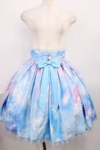 Angelic Pretty / Dreamy Planetariumスカート Free サックス H-25-12-08-1017-AP-SK-NS-ZH