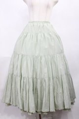 PINK HOUSE / ローンティアードスカート F グリーン H-25-12-08-1024-LO-SK-YZ-ZH