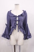 metamorphose / フリル姫袖ボレロ サイズ1 ブルーグレー H-25-12-08-1028-ME-TO-NS-ZH