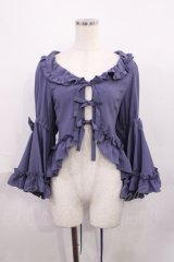 metamorphose / フリル姫袖ボレロ サイズ1 ブルーグレー H-25-12-08-1028-ME-TO-NS-ZH