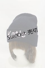 Katie / RIB LOGO watch cap  ブラック H-25-12-08-018-LO-AC-KB-ZH