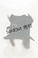 Na+H / ベルトハット  ブラック H-25-12-08-021-PU-AC-KB-ZH