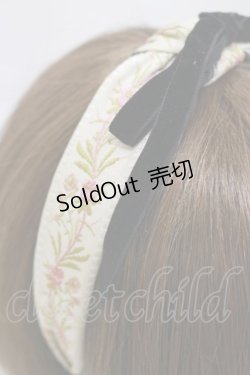 画像2: MorunxMuunaStoik / Rose garlandカチューシャ  黒 H-25-12-08-003-EL-AC-KB-ZH