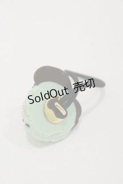 画像2: Q-pot. / Sauced Mint Chocolate Ice Creamヘアゴム  ミントチョコ H-25-12-08-034-QP-AC-KB-ZH