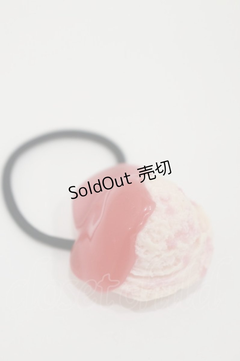 画像1: Q-pot. / Sauced StrawberryMilk Ice Creamヘアゴム  ストロベリー H-25-12-08-036-QP-AC-KB-ZH (1)