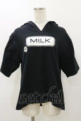 MILK / MILKトイトップス  ブラック H-25-12-08-051-ML-TO-KB-ZH