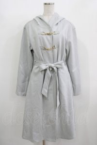 axes femme / ビット付きフードコーディガン Free サックス H-25-12-09-028-AX-TO-NS-ZH