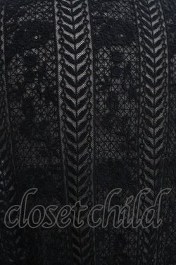 画像4: axes femme / 総レースガウン M ブラック H-25-12-09-029-AX-TO-NS-ZH