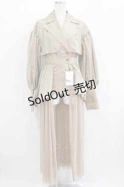 画像1: Melt the lady / ヘビーウェイトブラウス Free ベージュ H-25-12-09-030-PU-BL-NS-ZH