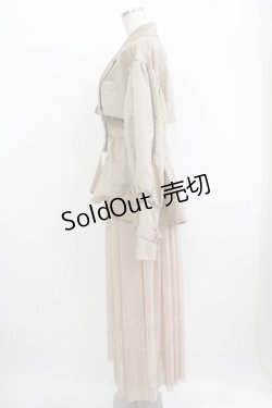 画像2: Melt the lady / ヘビーウェイトブラウス Free ベージュ H-25-12-09-030-PU-BL-NS-ZH