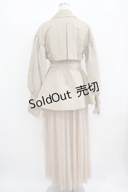 画像3: Melt the lady / ヘビーウェイトブラウス Free ベージュ H-25-12-09-030-PU-BL-NS-ZH