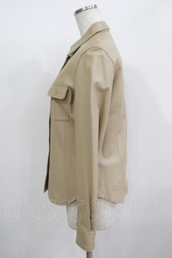 画像2: INGEBORG / レザージャケット M ベージュ H-25-12-09-031-LO-JA-NS-ZH