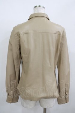 画像3: INGEBORG / レザージャケット M ベージュ H-25-12-09-031-LO-JA-NS-ZH