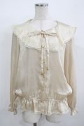 an another angelus / フリルブラウス Free IVORY H-25-12-09-033-CA-BL-NS-ZH