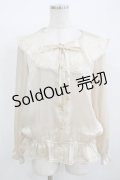 an another angelus / フリルブラウス Free IVORY H-25-12-09-033-CA-BL-NS-ZH