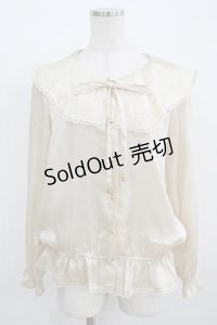 an another angelus / フリルブラウス Free IVORY H-25-12-09-033-CA-BL-NS-ZH