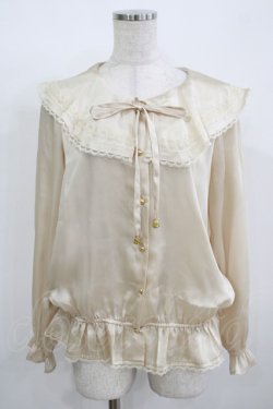 画像1: an another angelus / フリルブラウス Free IVORY H-25-12-09-033-CA-BL-NS-ZH