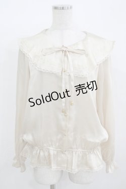 画像1: an another angelus / フリルブラウス Free IVORY H-25-12-09-033-CA-BL-NS-ZH