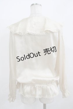 画像3: an another angelus / フリルブラウス Free IVORY H-25-12-09-033-CA-BL-NS-ZH