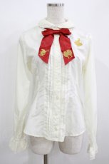 画像1: BABY,THE STARS SHINE BRIGHT / Alice Red&Black ブラウス M 生成り H-25-12-09-034-BA-BL-NS-ZH (1)