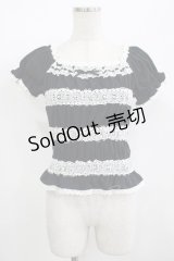 BABY,THE STARS SHINE BRIGHT / 半袖シャーリングカットソー Free ブラック H-25-12-09-036-BA-TO-NS-ZH