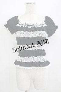 BABY,THE STARS SHINE BRIGHT / 半袖シャーリングカットソー Free ブラック H-25-12-09-036-BA-TO-NS-ZH