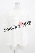 BABY,THE STARS SHINE BRIGHT / 半袖ベビードールブラウス Free オフ白 H-25-12-09-038-BA-BL-NS-ZH
