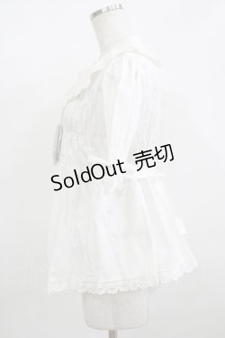 画像2: BABY,THE STARS SHINE BRIGHT / 半袖ベビードールブラウス Free オフ白 H-25-12-09-038-BA-BL-NS-ZH