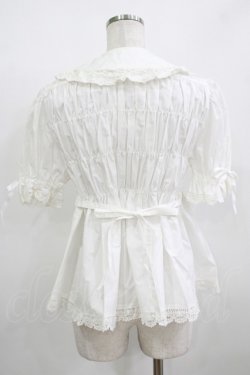 画像3: BABY,THE STARS SHINE BRIGHT / 半袖ベビードールブラウス Free オフ白 H-25-12-09-038-BA-BL-NS-ZH